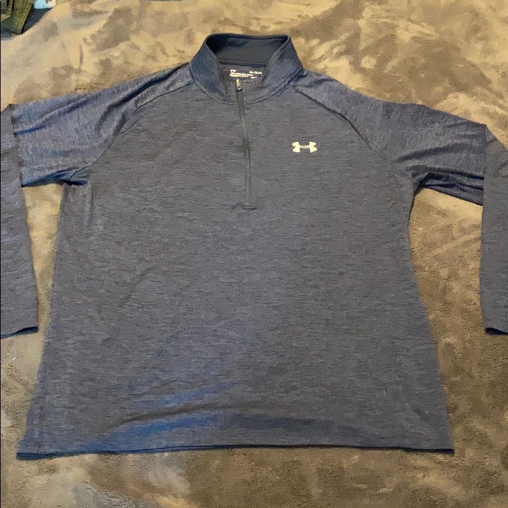Under Armour Navy Blue Quarter Zip